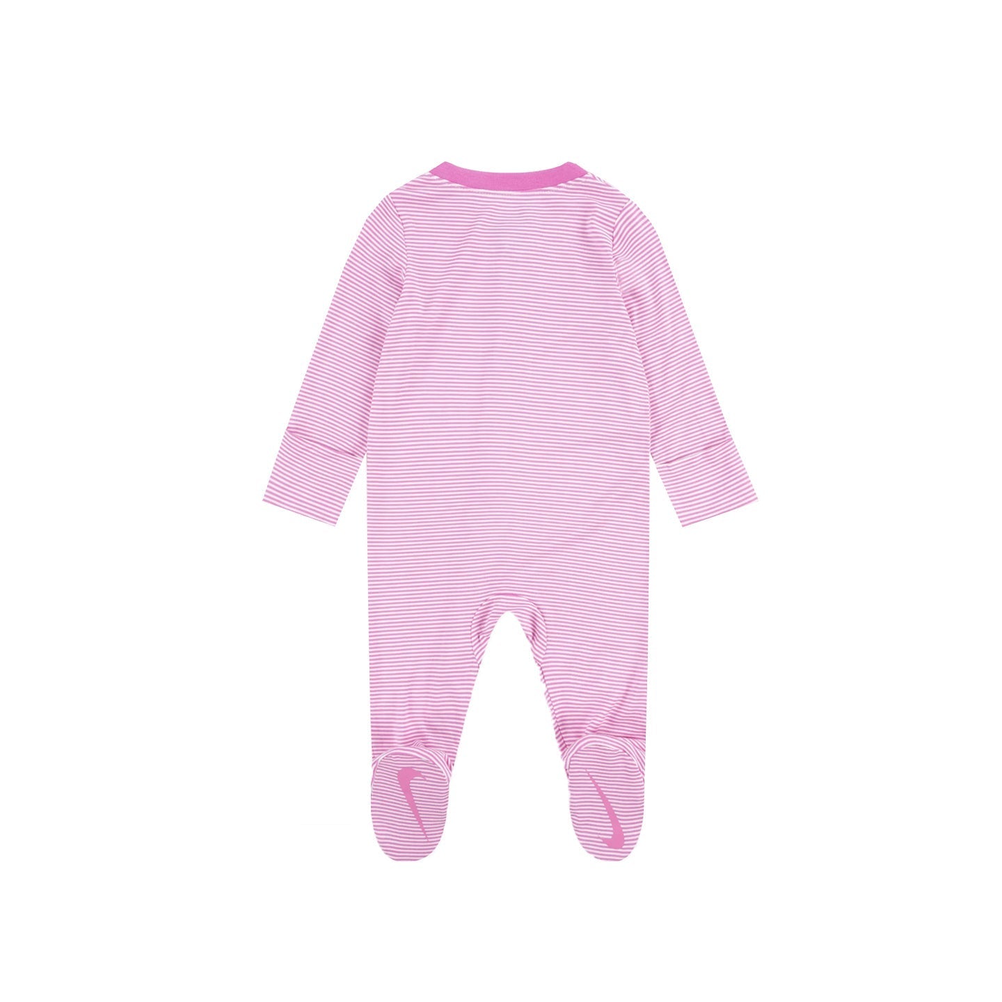 Nike NKN Striped Footed Coverall - Playful Pink