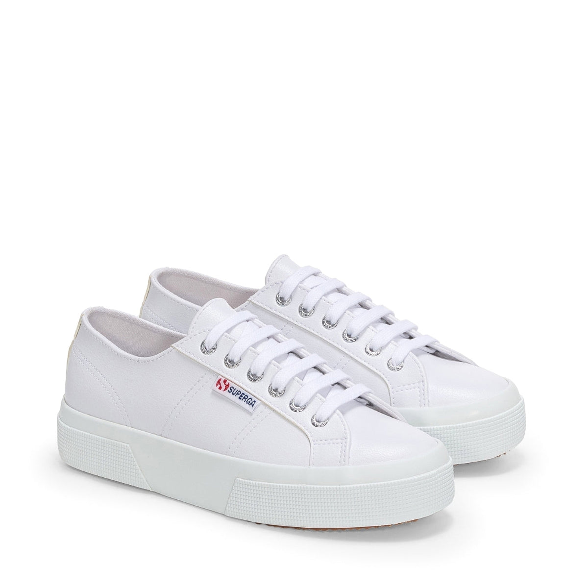 2740 PLATFORM LEATH - White
