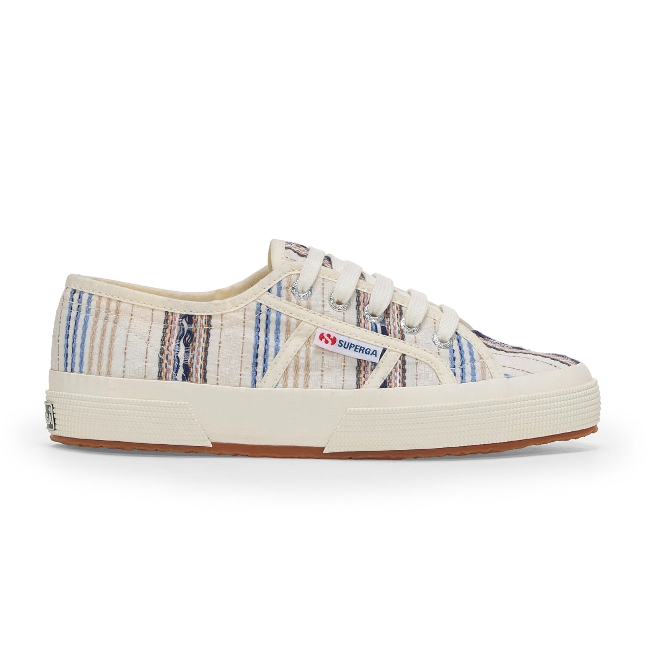 2750 WOVEN STRIPES - BEIGE BLUE