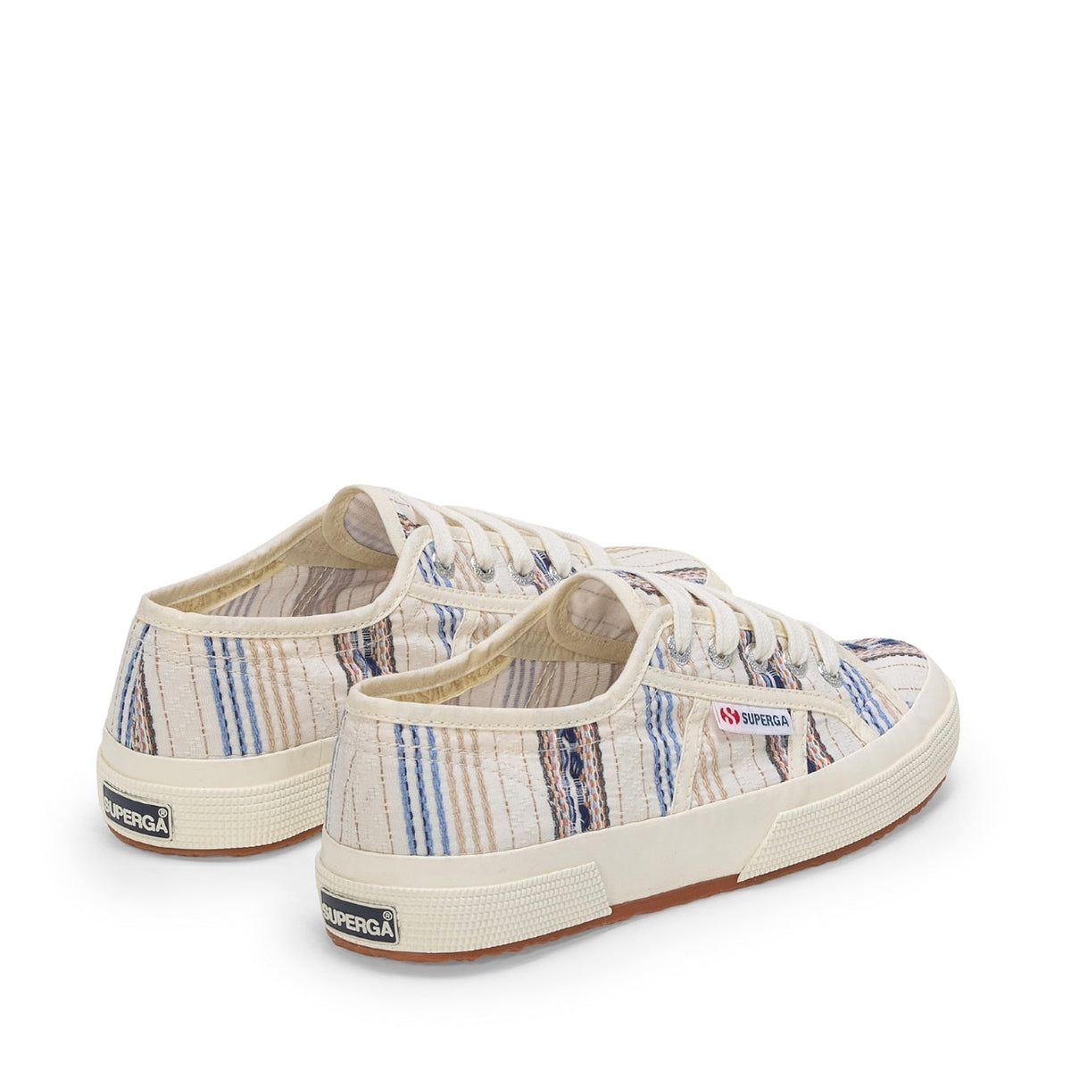 2750 WOVEN STRIPES - BEIGE BLUE