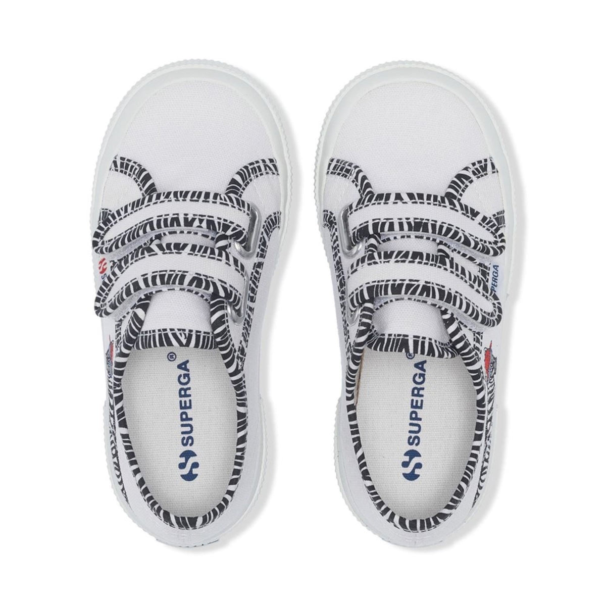 2750 KIDS STRAP ZEBRA A7J WHITE BLACK