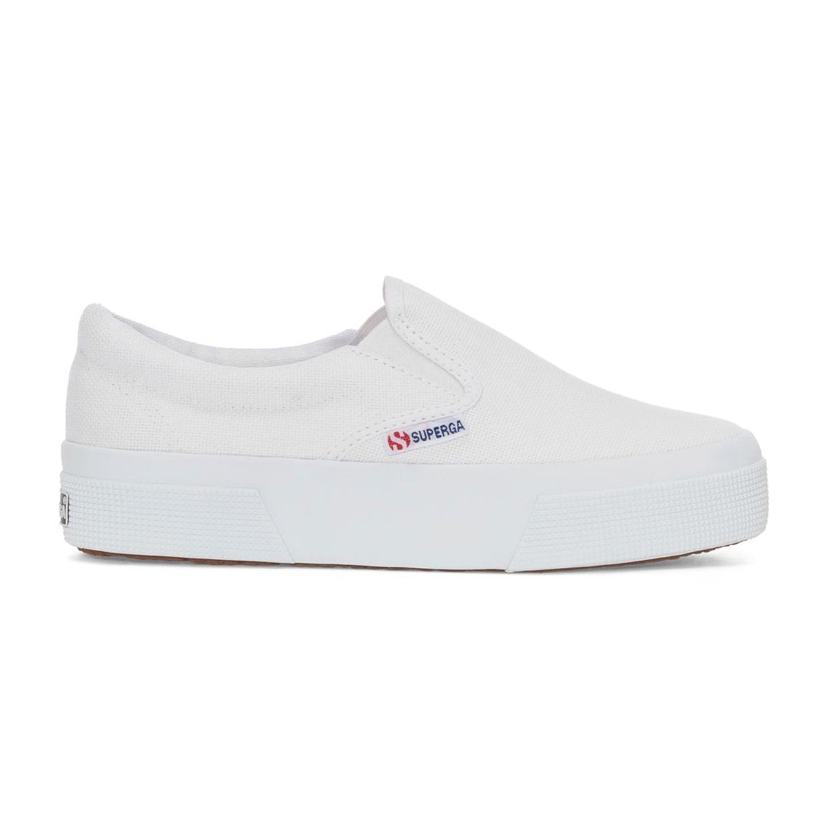 2740 PLATFORM SLIPON - White Canvas
