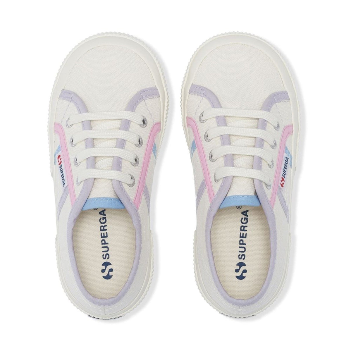 2750 KIDS COLORBLOCKING - WHT VIOLET PINK BLUE
