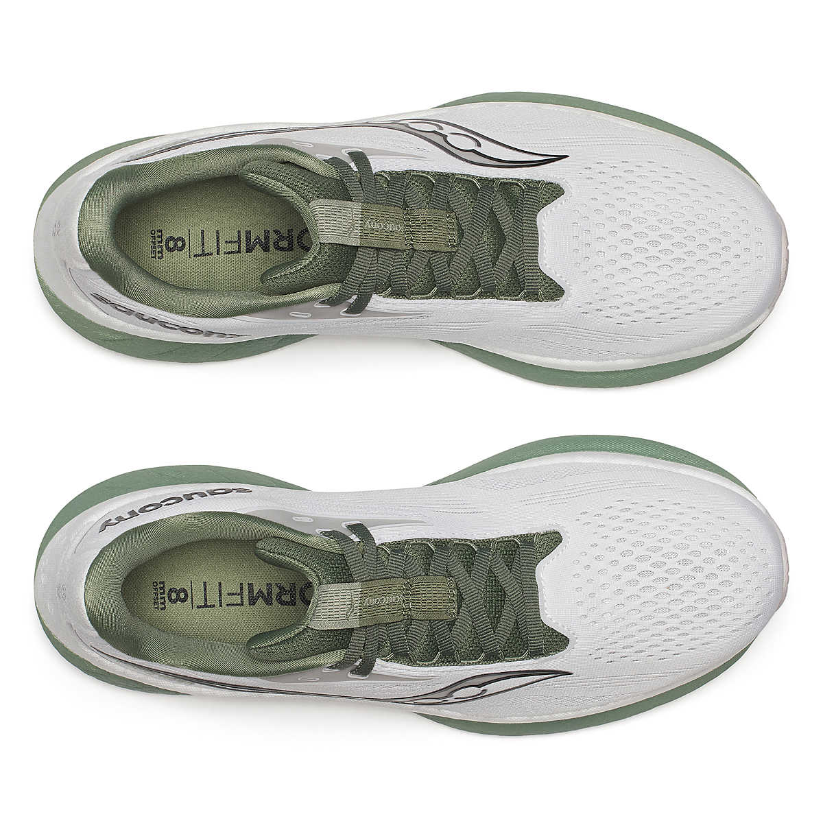 Saucony Ride 18 White | Olivine