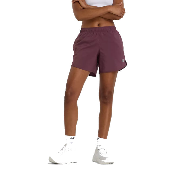 New Balance Sport Essentials Short 5&quot; Faded Plum