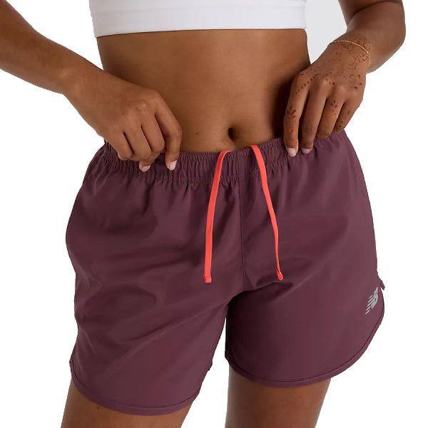 New Balance Sport Essentials Short 5&quot; Faded Plum