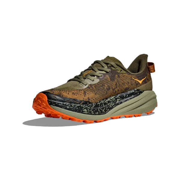 Hoka Speedgoat 6 Antique Olive / Squash Wide