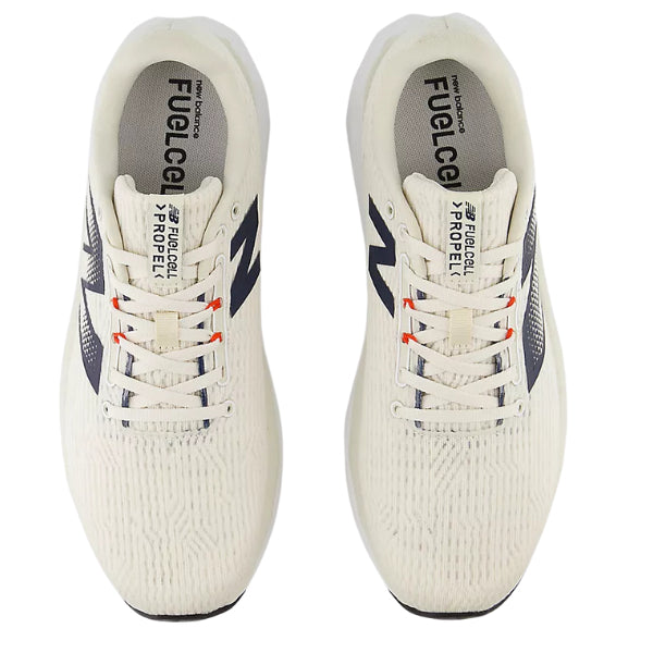 New Balance FuelCell Propel v5 Linen with NB Navy