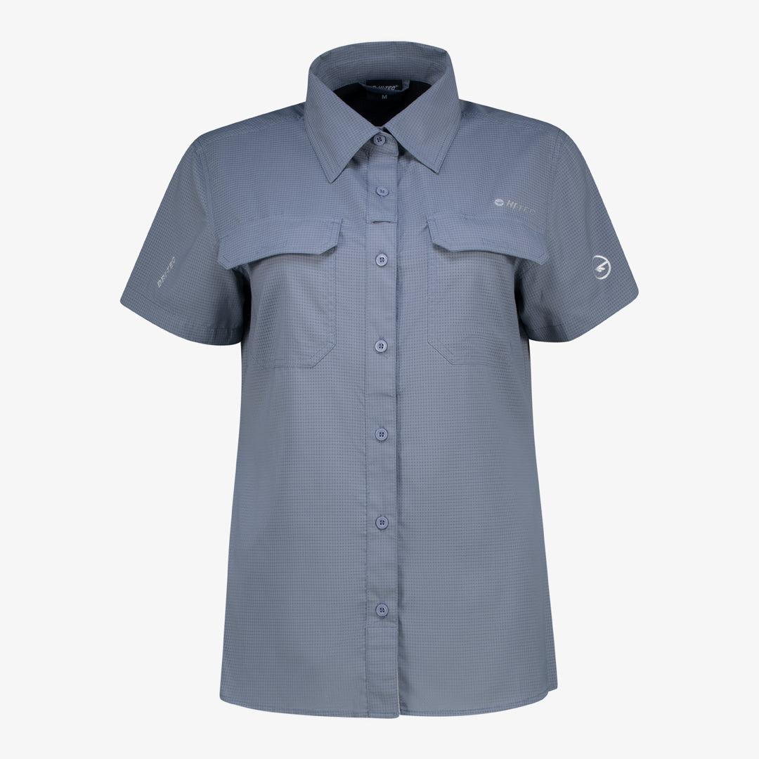 Hi-Tec Ladies UV50 Quick-Dry Stretch Bush Shirt for Outdoor Adventures