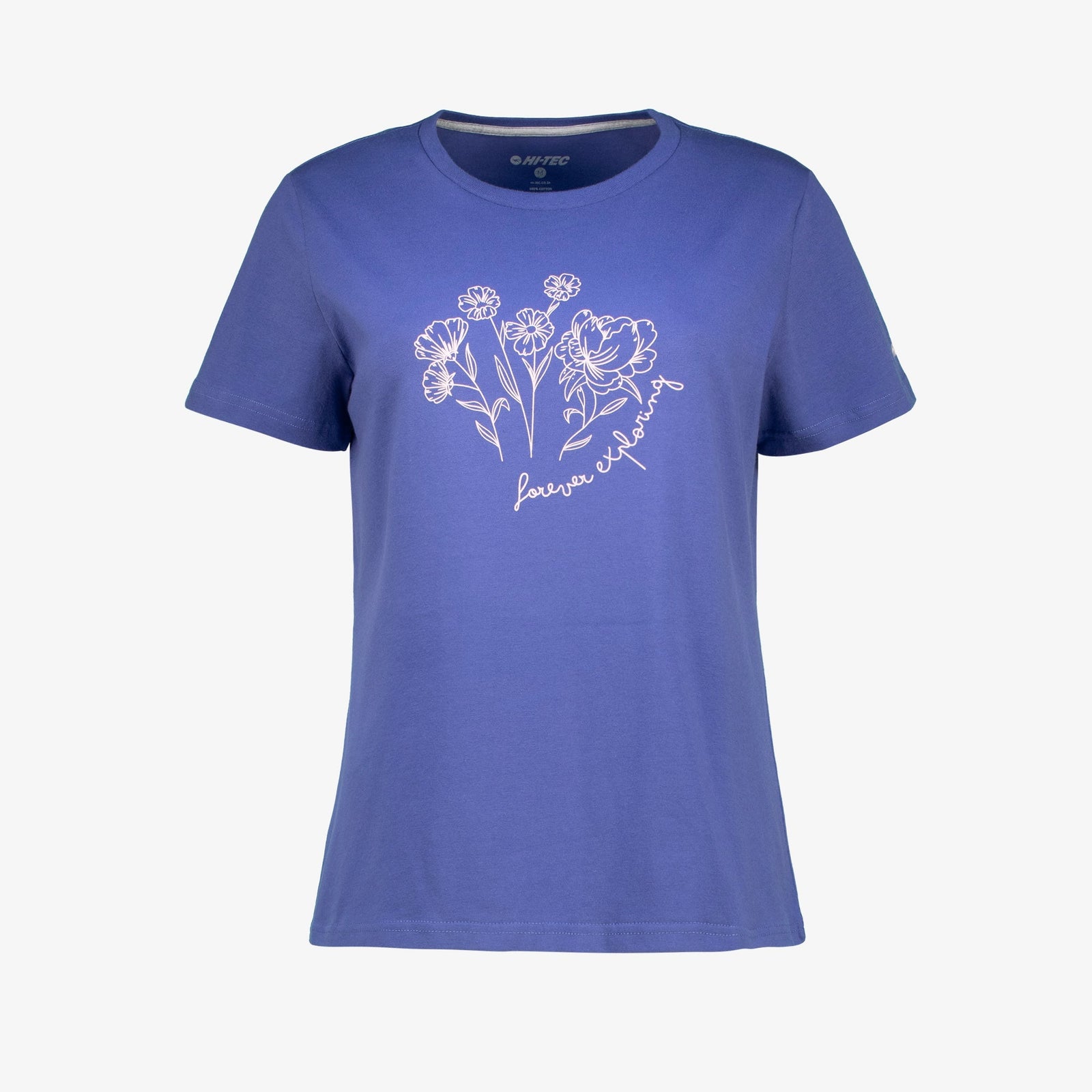 Hi-Tec Women's Soft Cotton Blend Short Sleeve Forever Exploring T-Shirt