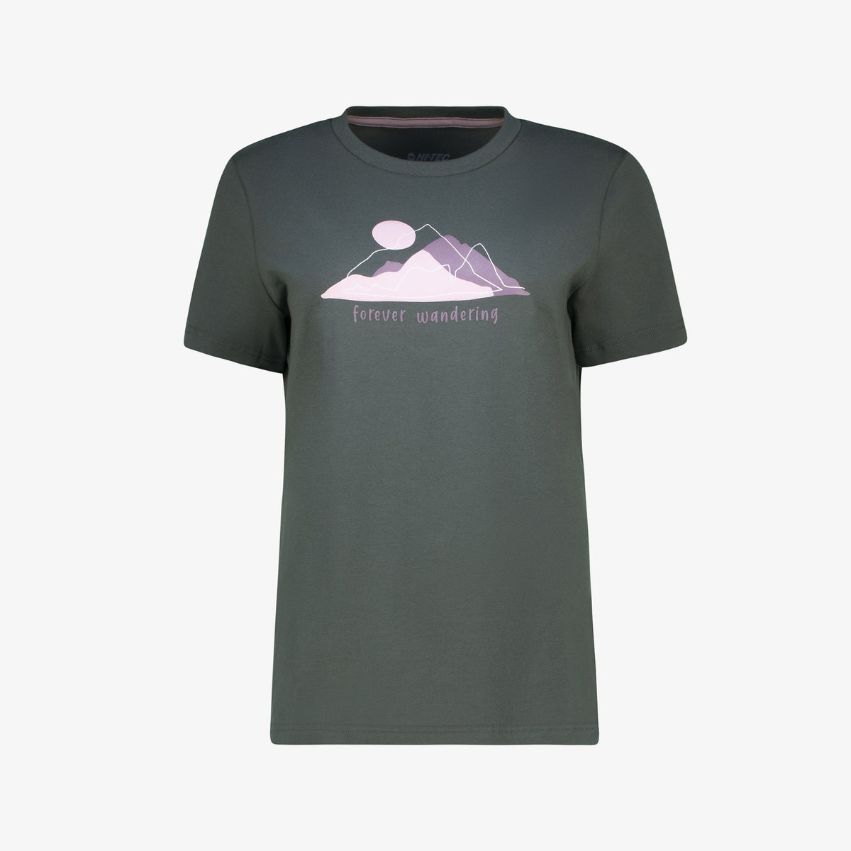 Hi-Tec Ladies Forever Wandering Tee: Soft Cotton Spandex Everyday Comfort T-shirt