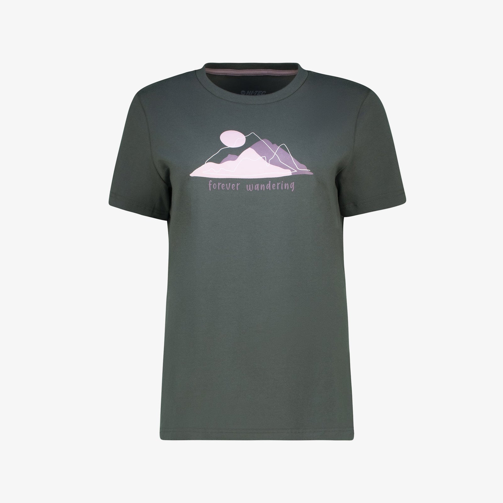 Hi-Tec Ladies Forever Wandering Tee: Soft Cotton Spandex Everyday Comfort T-shirt