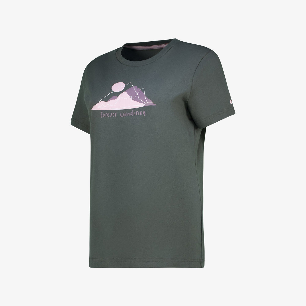 Hi-Tec Ladies Forever Wandering Tee: Soft Cotton Spandex Everyday Comfort T-shirt