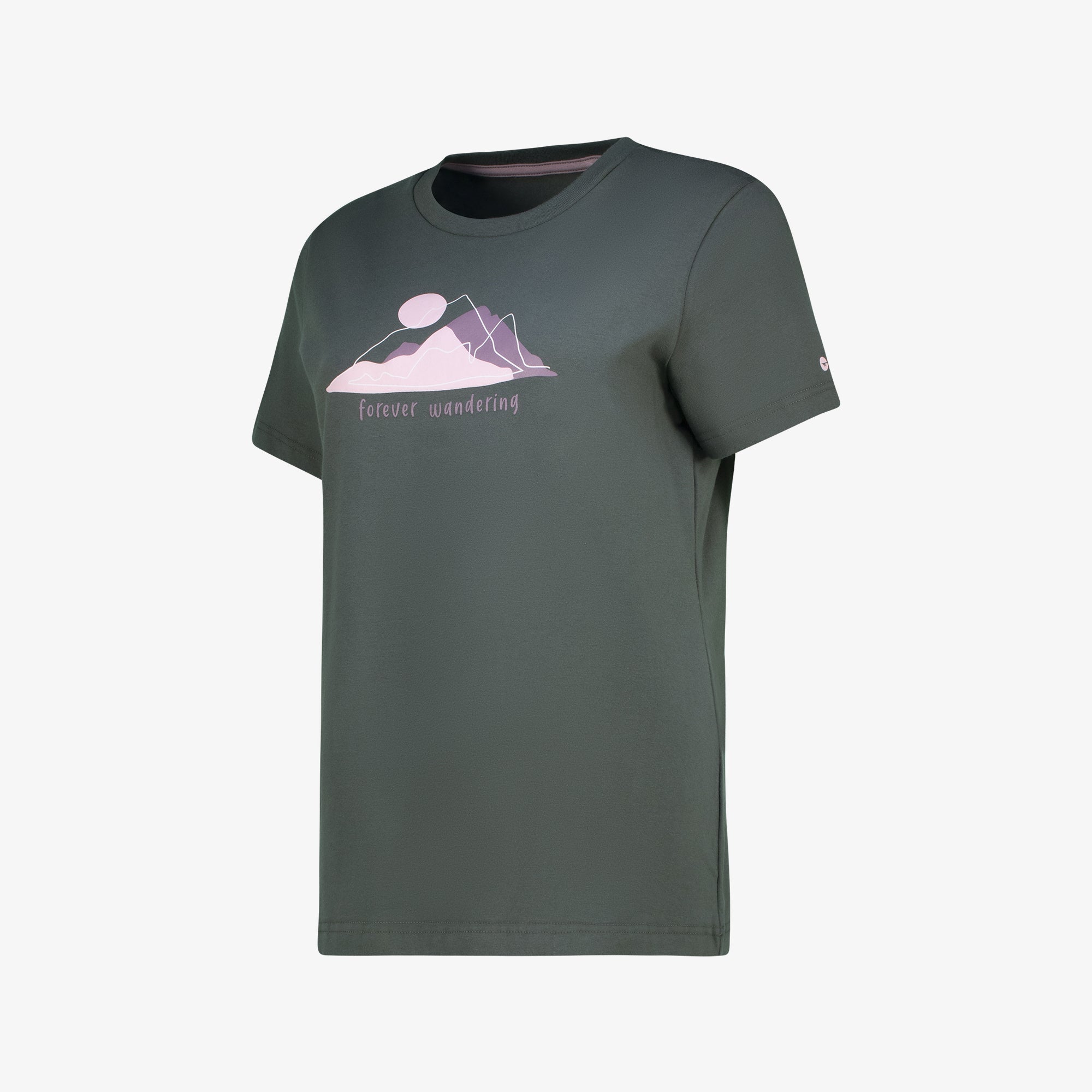 Hi-Tec Ladies Forever Wandering Tee: Soft Cotton Spandex Everyday Comfort T-shirt