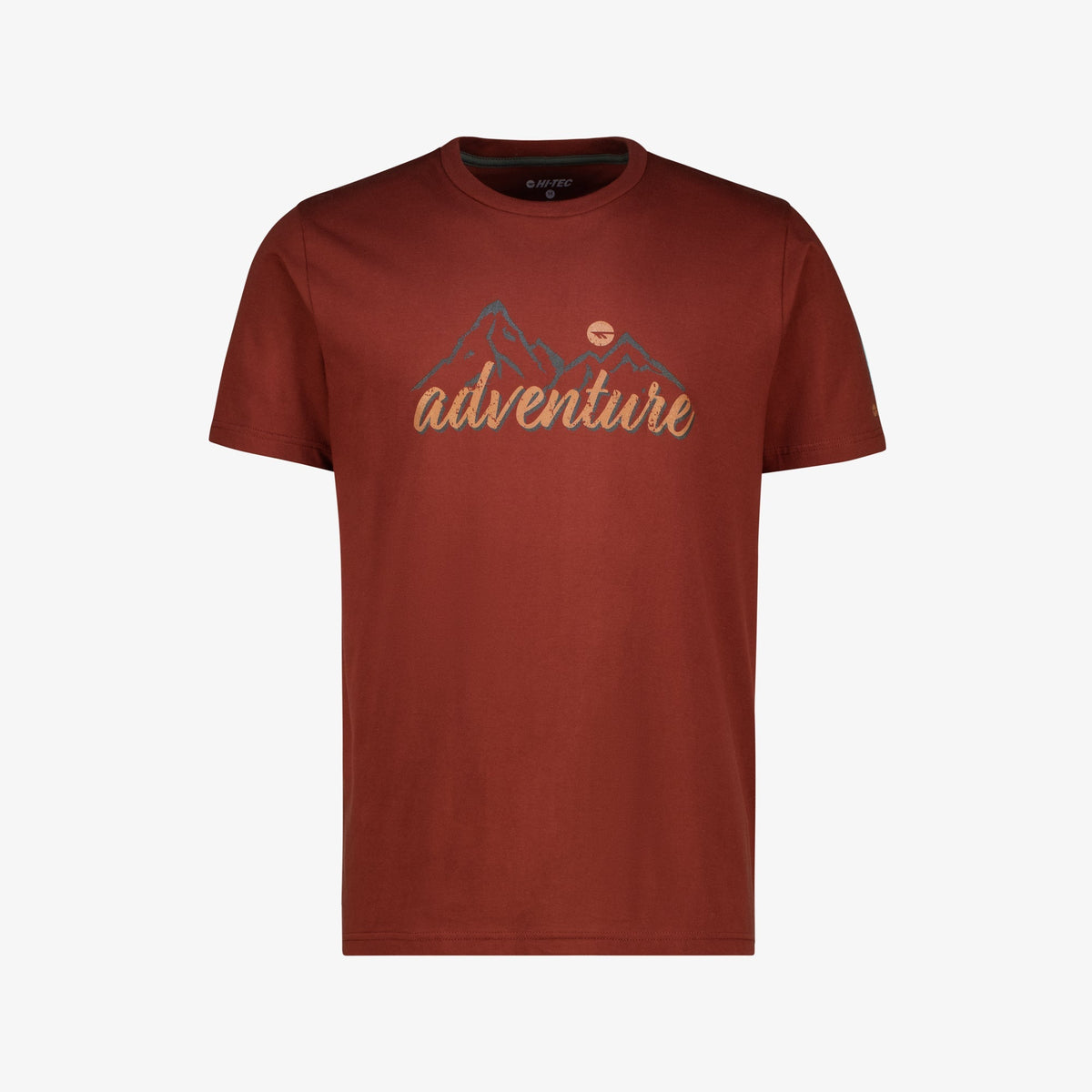 Hi-Tec Men&#39;s Adventure Tee: Comfortable Breathable 100% Cotton Casual T-Shirt