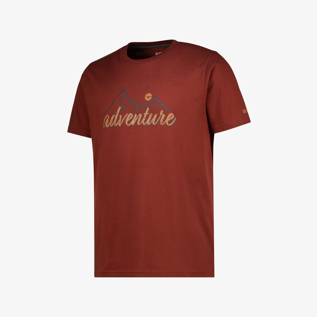 Hi-Tec Men&#39;s Adventure Tee: Comfortable Breathable 100% Cotton Casual T-Shirt