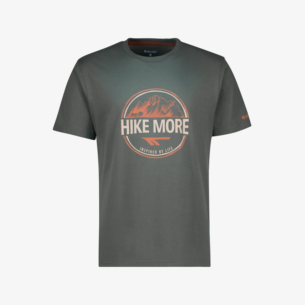 Hi-Tec Men&#39;s Hike More Breathable Cotton T-Shirt for Outdoor Adventures