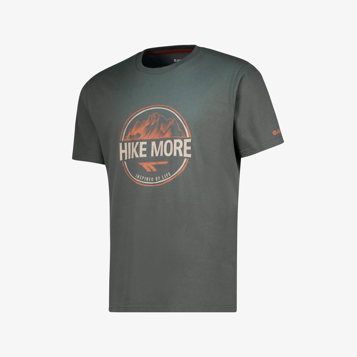 Hi-Tec Men&#39;s Hike More Breathable Cotton T-Shirt for Outdoor Adventures