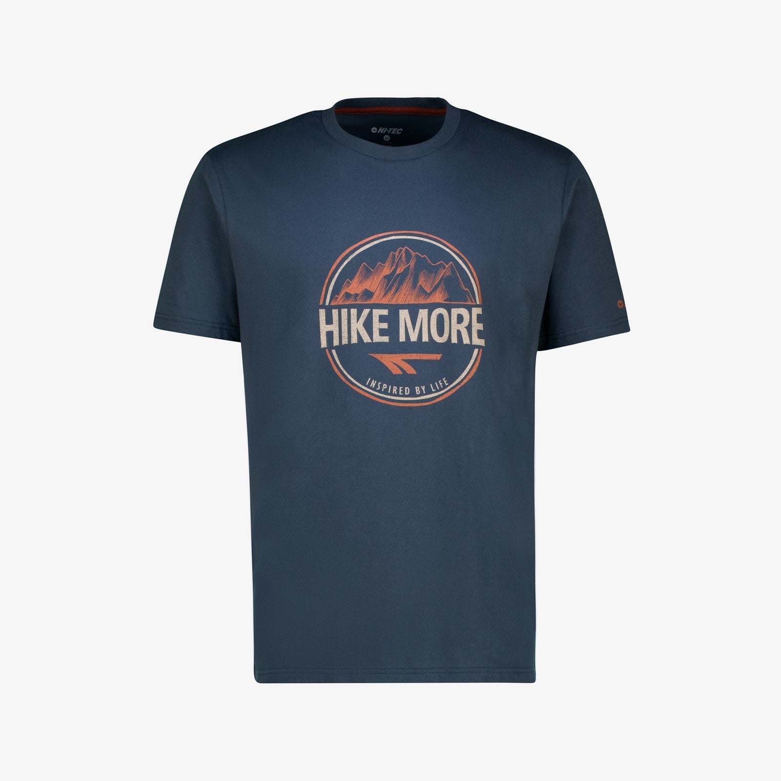 Hi-Tec Men's Hike More Breathable Cotton T-Shirt for Outdoor Adventures