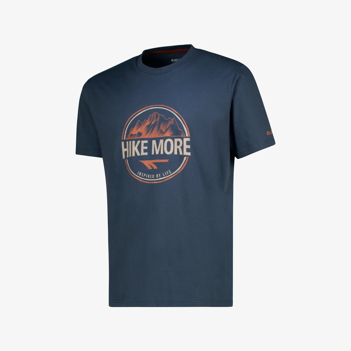 Hi-Tec Men&#39;s Hike More Breathable Cotton T-Shirt for Outdoor Adventures