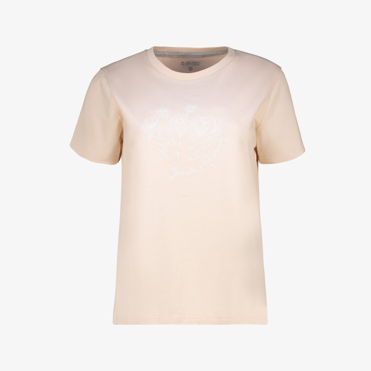 Hi-Tec Women&#39;s Soft Cotton Blend Short Sleeve Forever Exploring T-Shirt