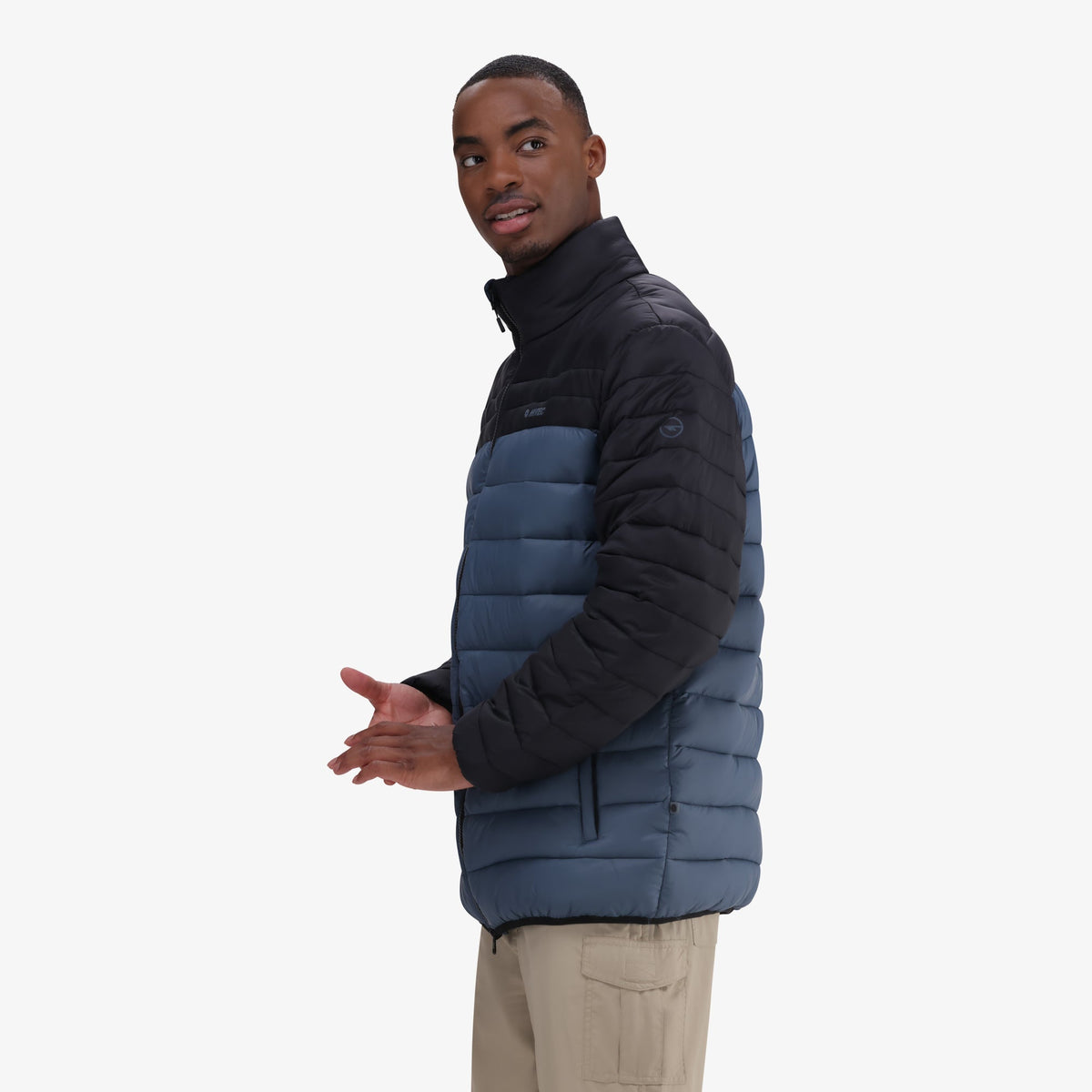 Hi-Tec Montana Men&#39;s Insulated Jacket: Warm, Stylish, Recycled Comfort