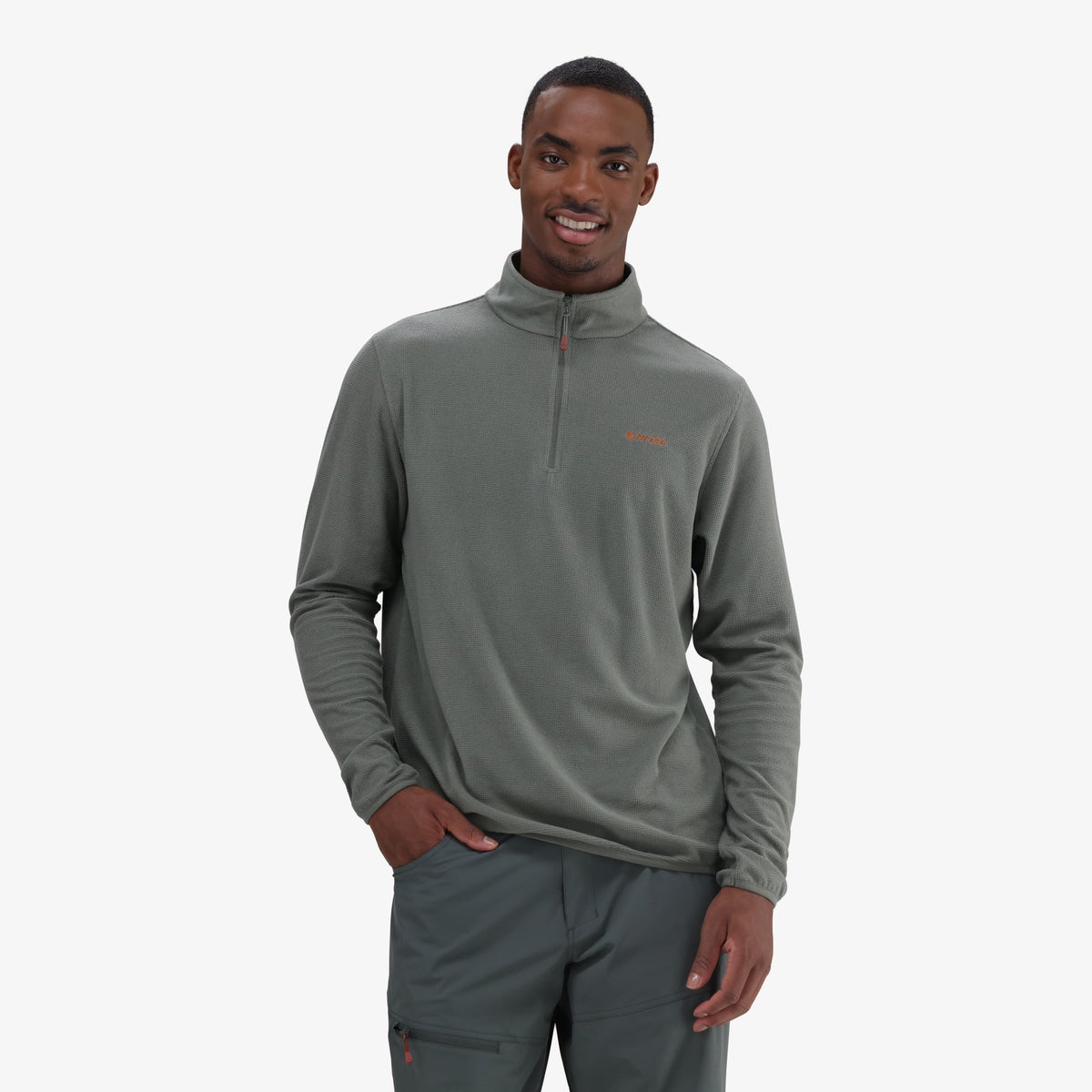 Hi-Tec Men&#39;s Tech 1/4 Zip Fleece: Warm, Performance Mid-Layer for Adventure