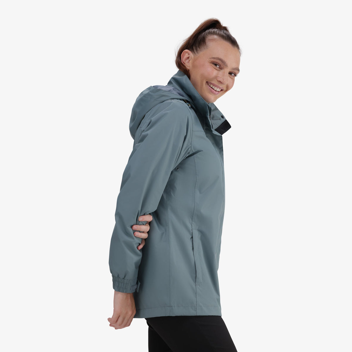 Women&#39;s Hydro Waterproof Jacket: Lightweight, Breathable, Ripstop, Stowaway Hood