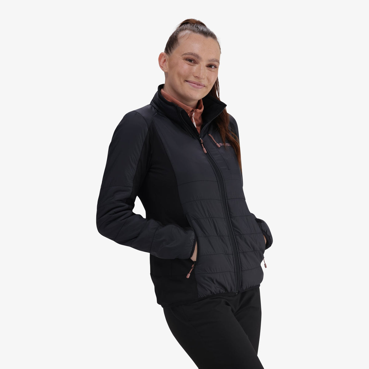 Women&#39;s Hi-Tec Thermal Insulated Wind-Resistant Micro-Fleece Everyday Jacket