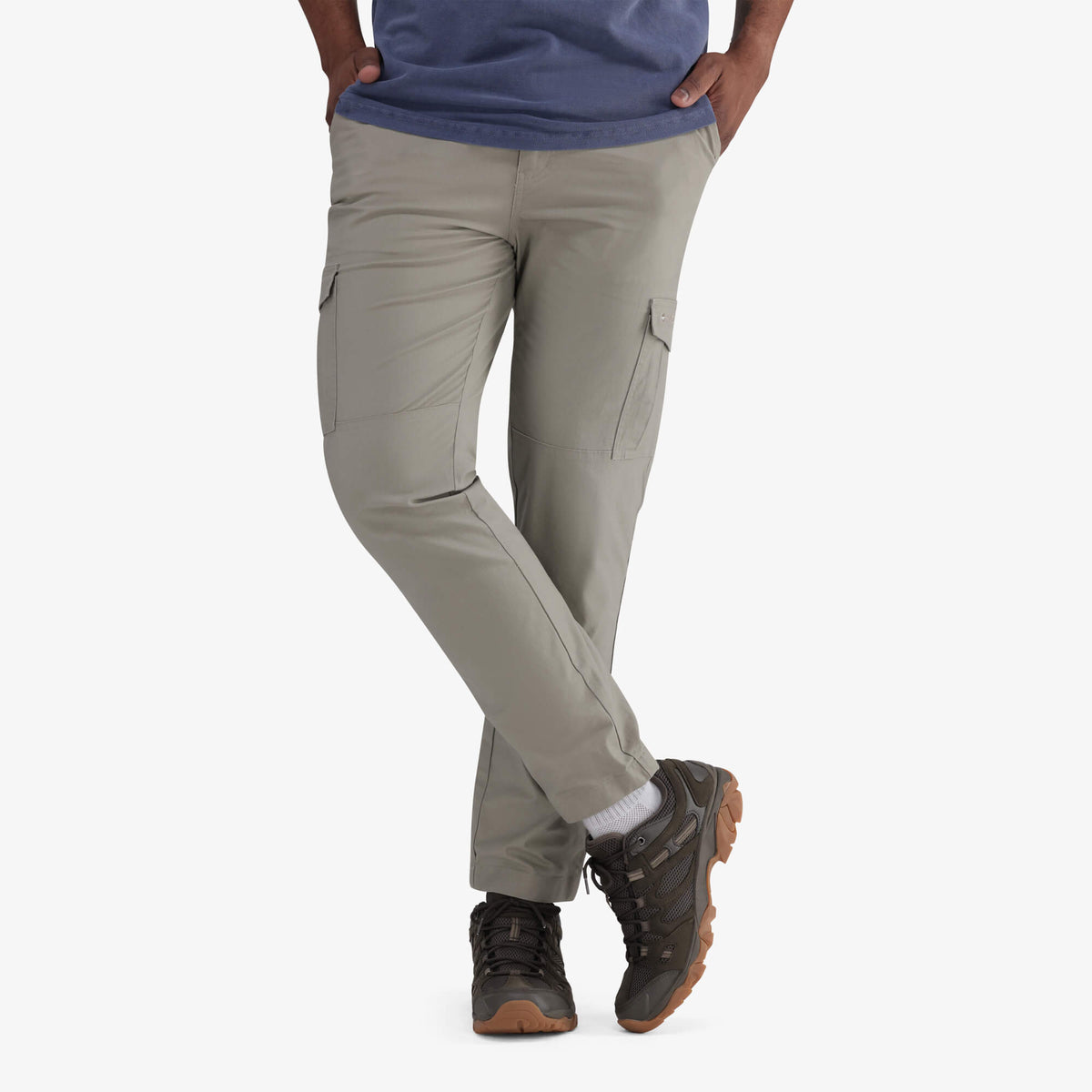 Hi-Tec Venture Men&#39;s Outdoor Pants: 4-Way Stretch, UV 40 Protection for Active Adventures