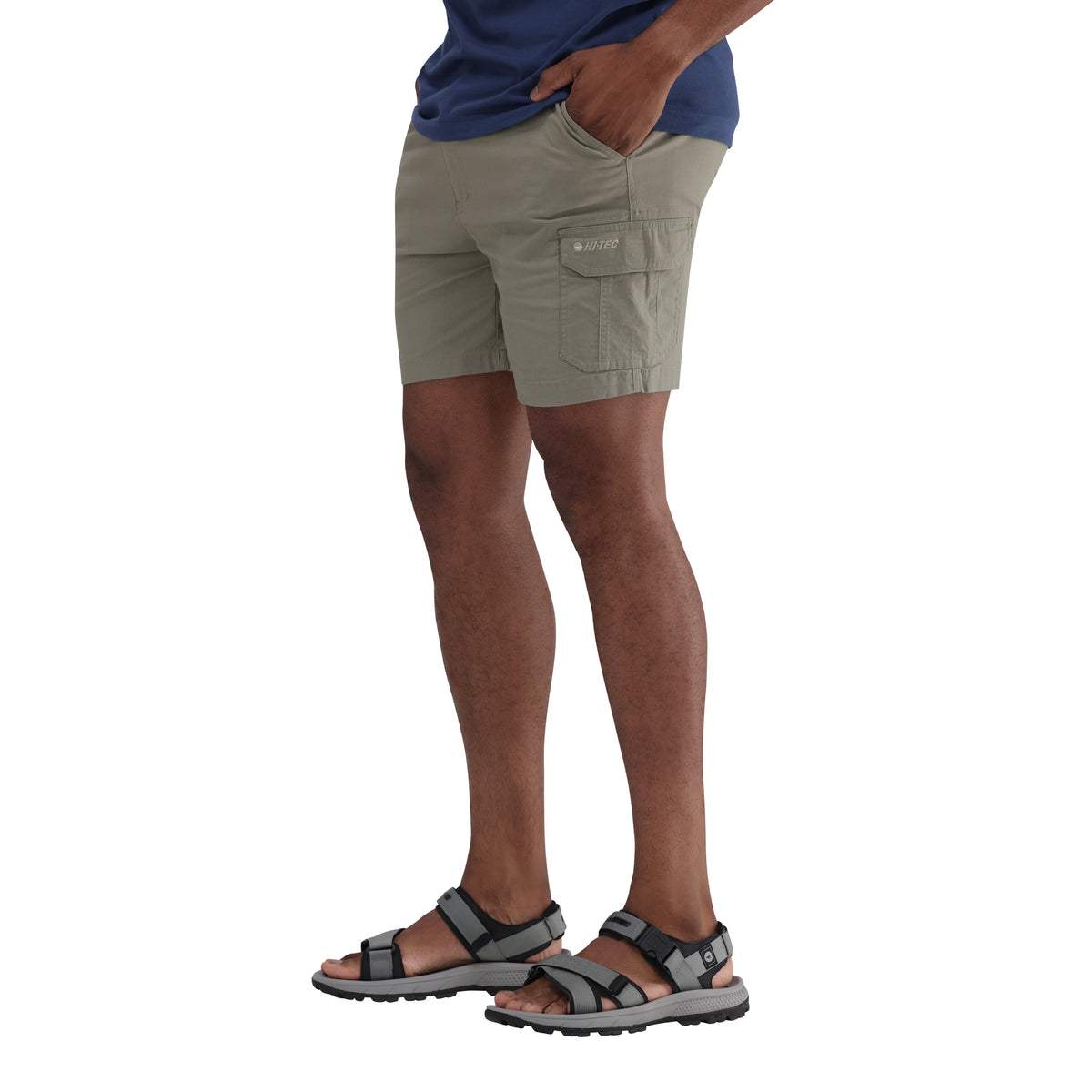 Hi-Tec Ranger Men&#39;s Durable Cotton Cargo Shorts: Ultimate Comfort &amp; Storage