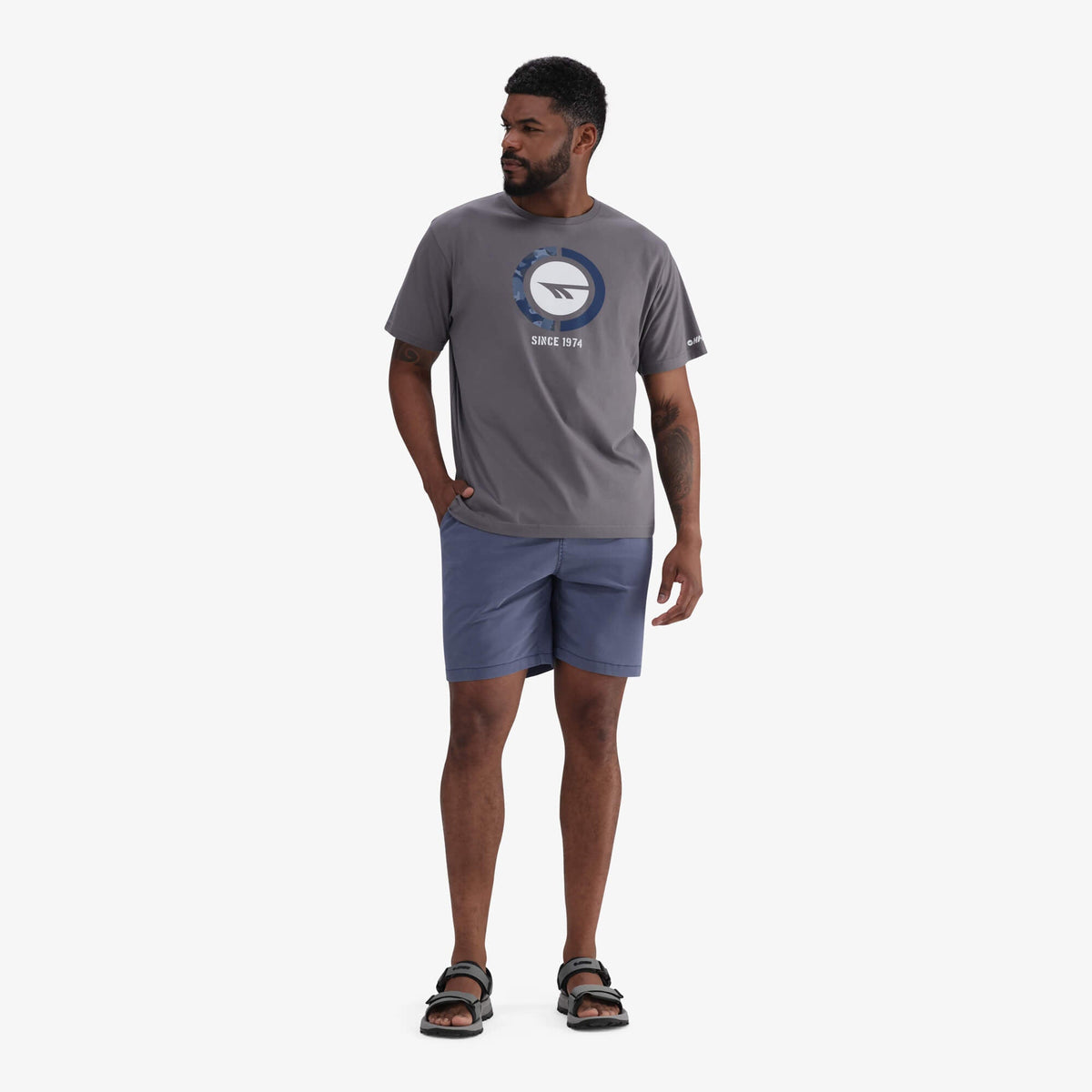 Hi-Tec Men&#39;s Everyday Volley Shorts: Flexible Fit, Quick Dry, Multi-Pocket Comfort