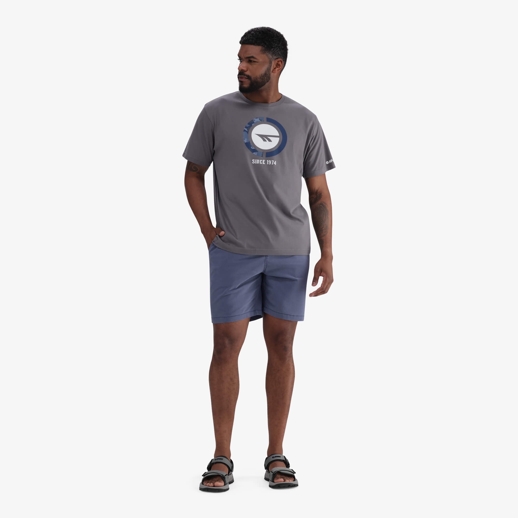 Hi-Tec Men's Everyday Volley Shorts: Flexible Fit, Quick Dry, Multi-Pocket Comfort