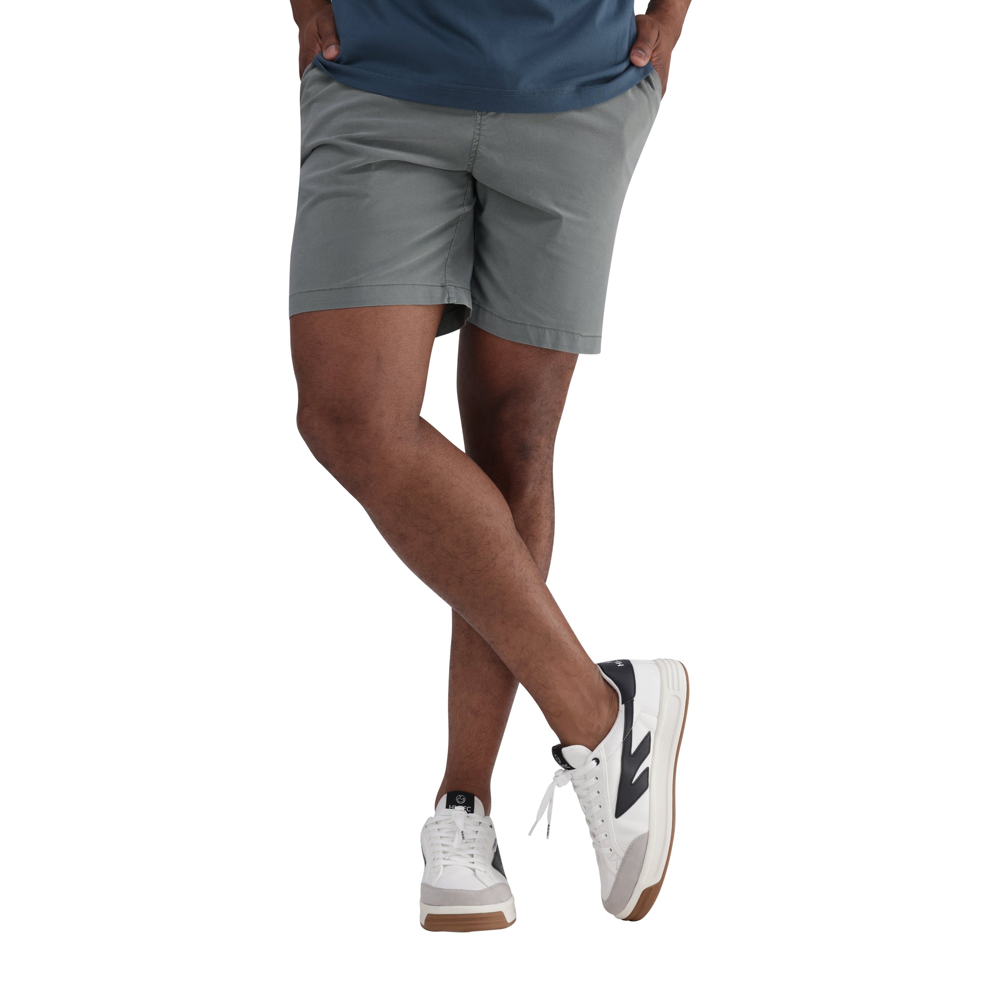 Men's Hi-Tec Outdoor Volley Shorts: Quick-Dry, 4-Way Stretch, Zippered Pockets