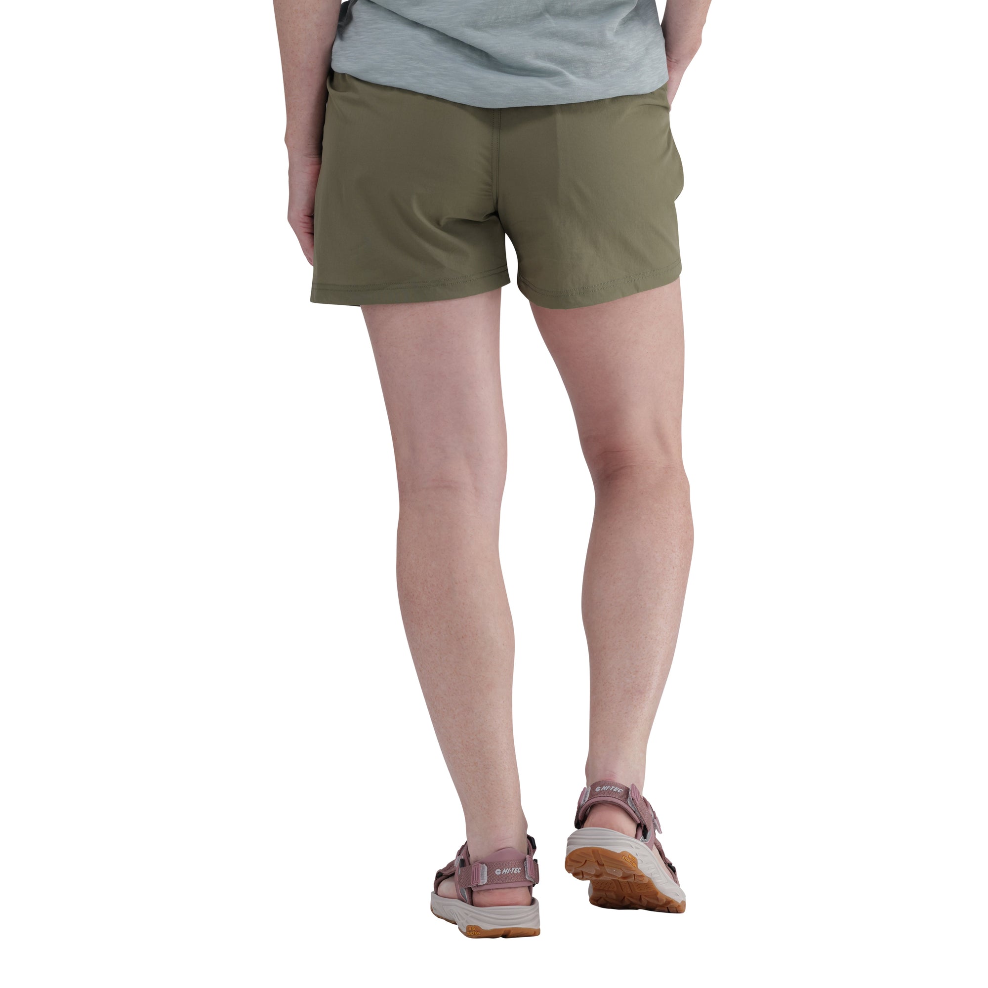 Hi-Tec Women's Outdoor Volley Shorts with Zip Pocket for Active Comfort