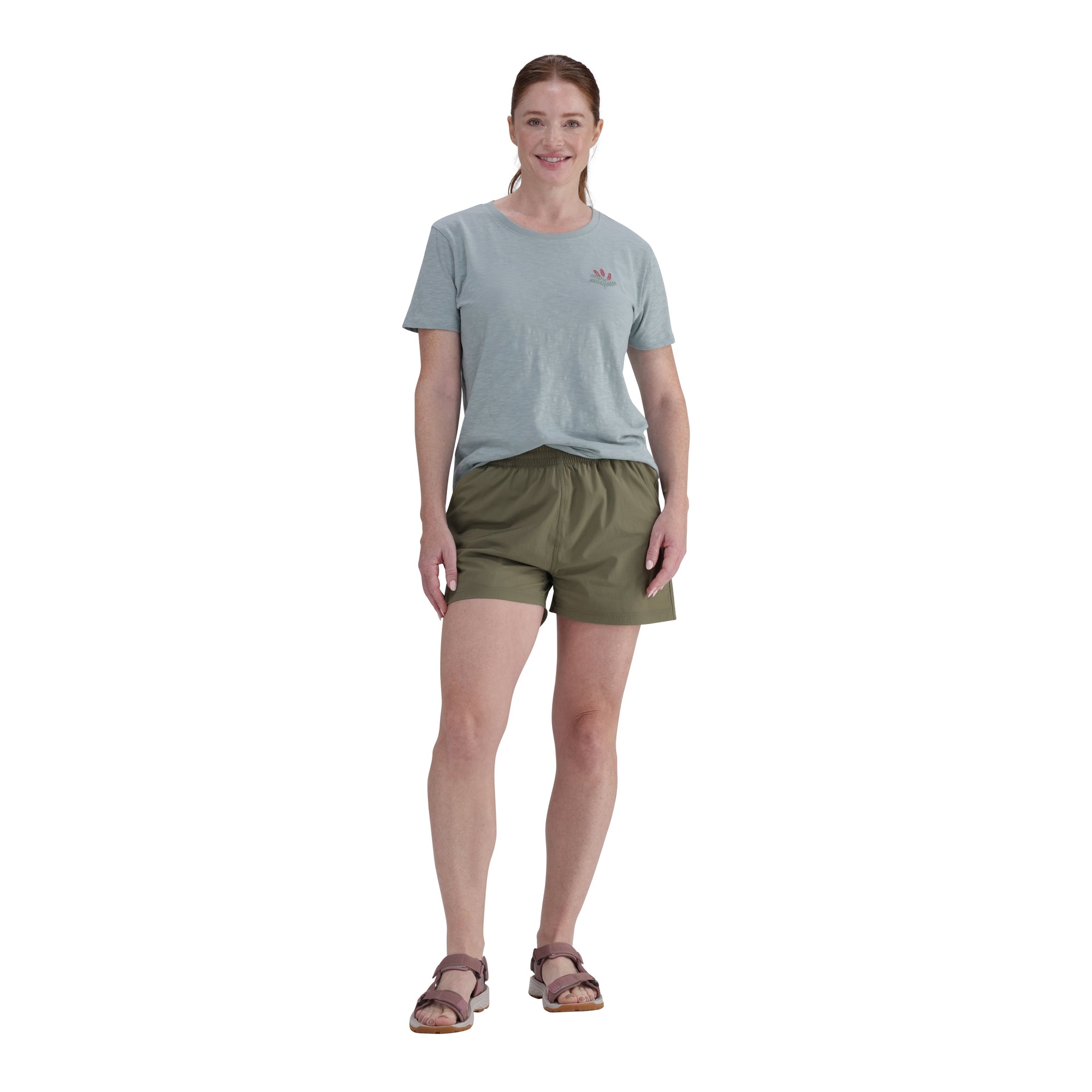 Hi-Tec Women's Outdoor Volley Shorts with Zip Pocket for Active Comfort