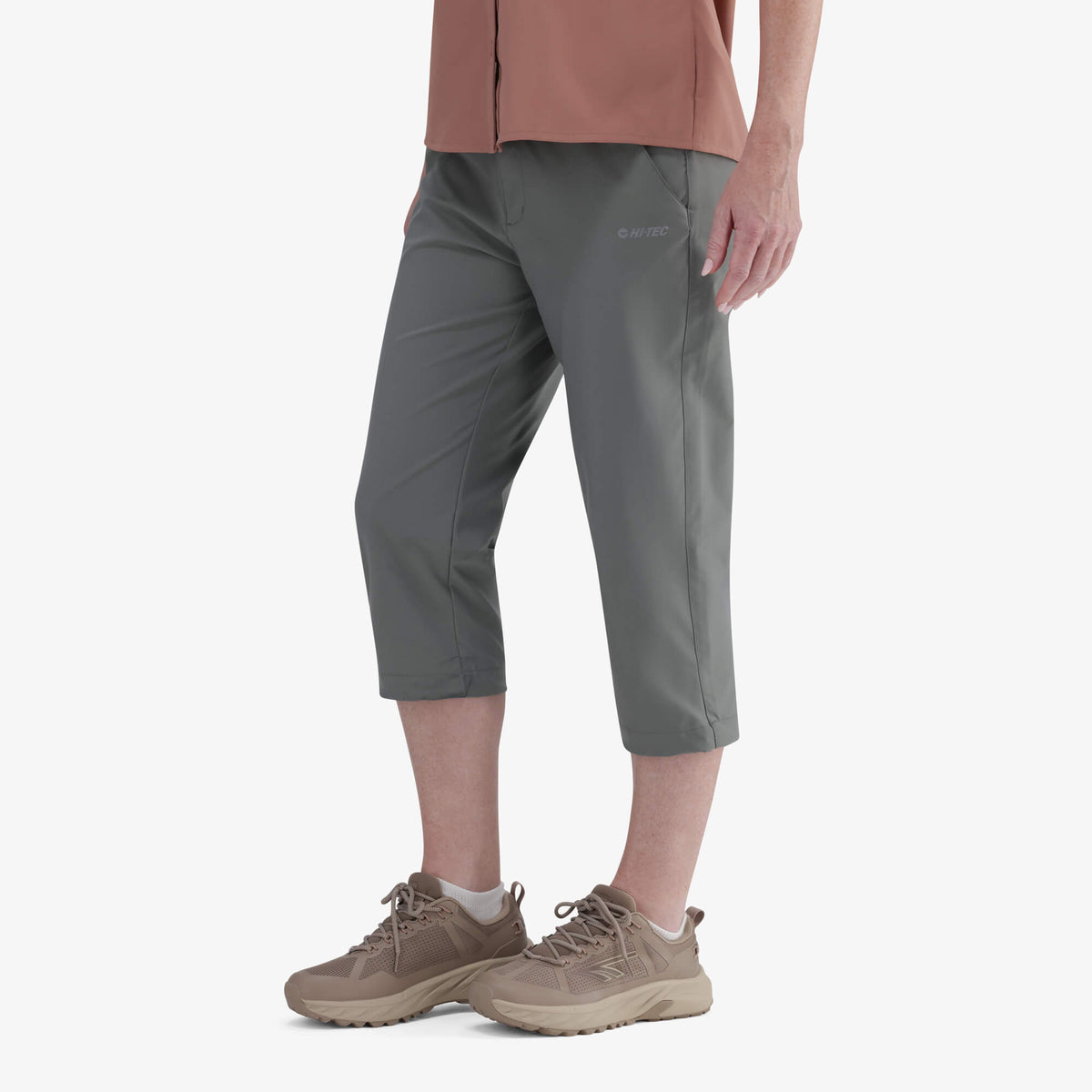Women&#39;s Hi-Tec Sierra Quick-Dry Cropped Outdoor Pants for Hiking Adventures