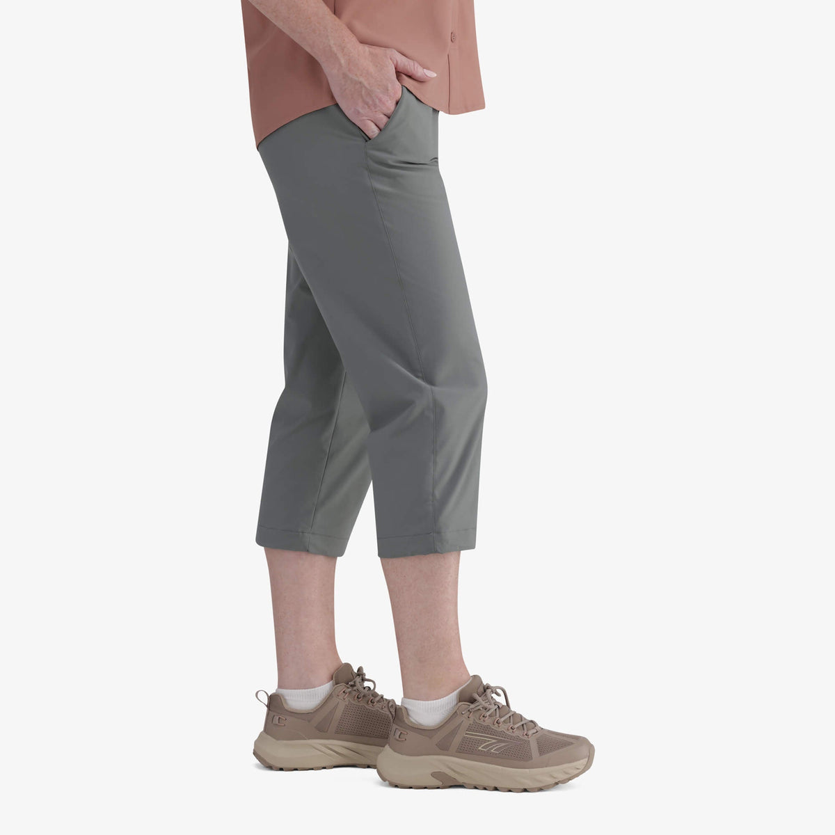 Women&#39;s Hi-Tec Sierra Quick-Dry Cropped Outdoor Pants for Hiking Adventures