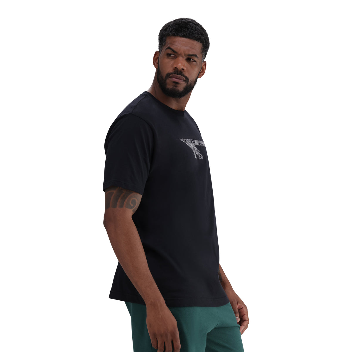 Hi-Tec Men&#39;s Contour 100% Cotton Classic Fit Round Neck T-Shirt