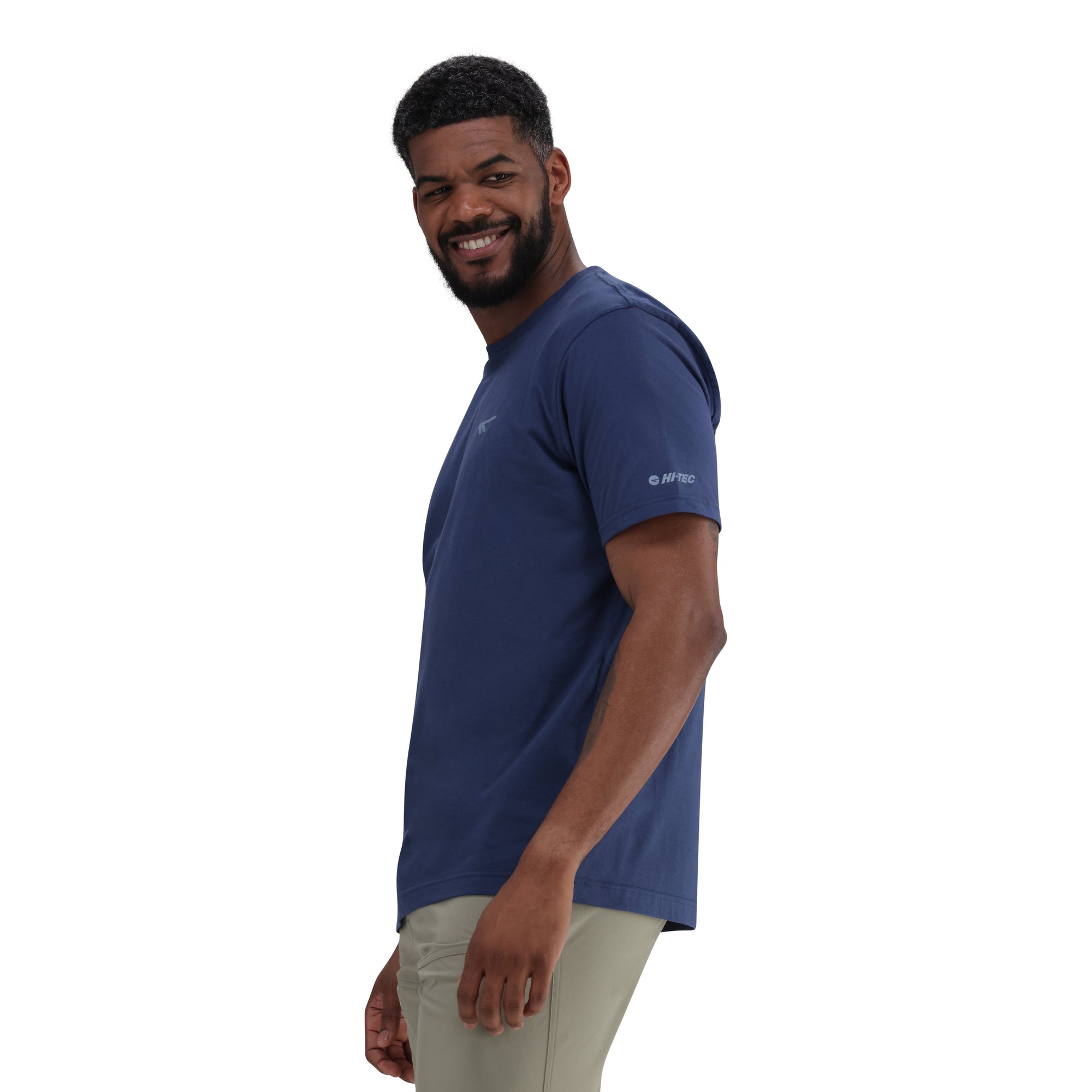 Hi-Tec Men's Adventure Awaits 100% Cotton Graphic T-Shirt