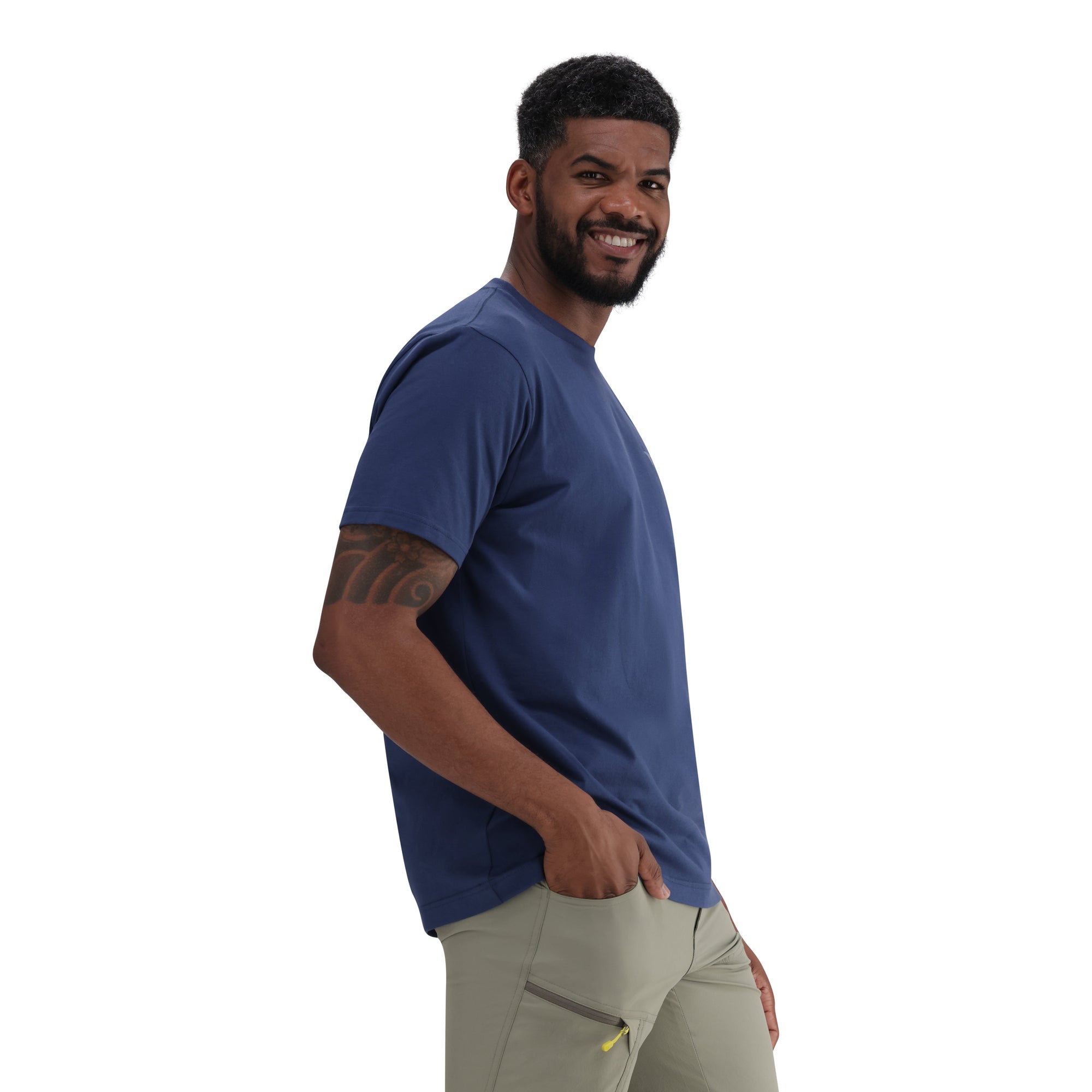 Hi-Tec Men's Adventure Awaits 100% Cotton Graphic T-Shirt