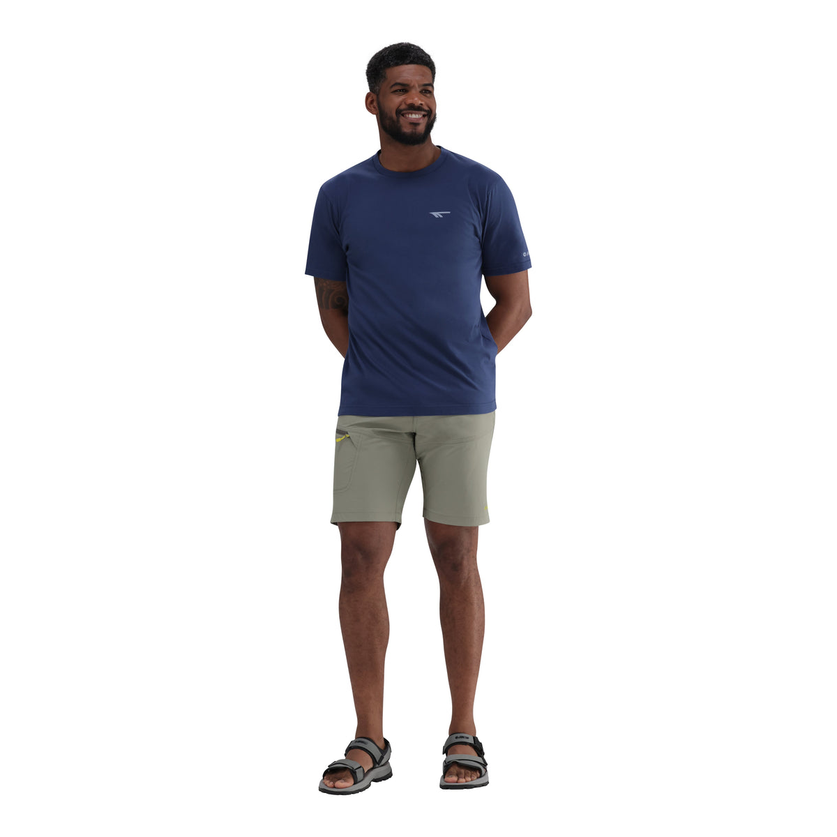 Hi-Tec Men&#39;s Adventure Awaits 100% Cotton Graphic T-Shirt