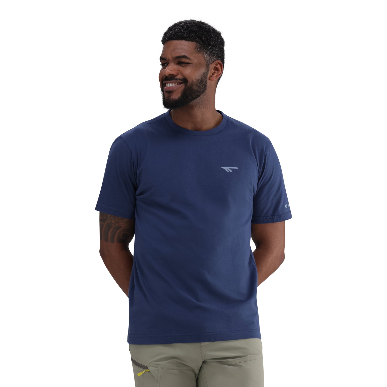 Hi-Tec Men's Adventure Awaits 100% Cotton Graphic T-Shirt