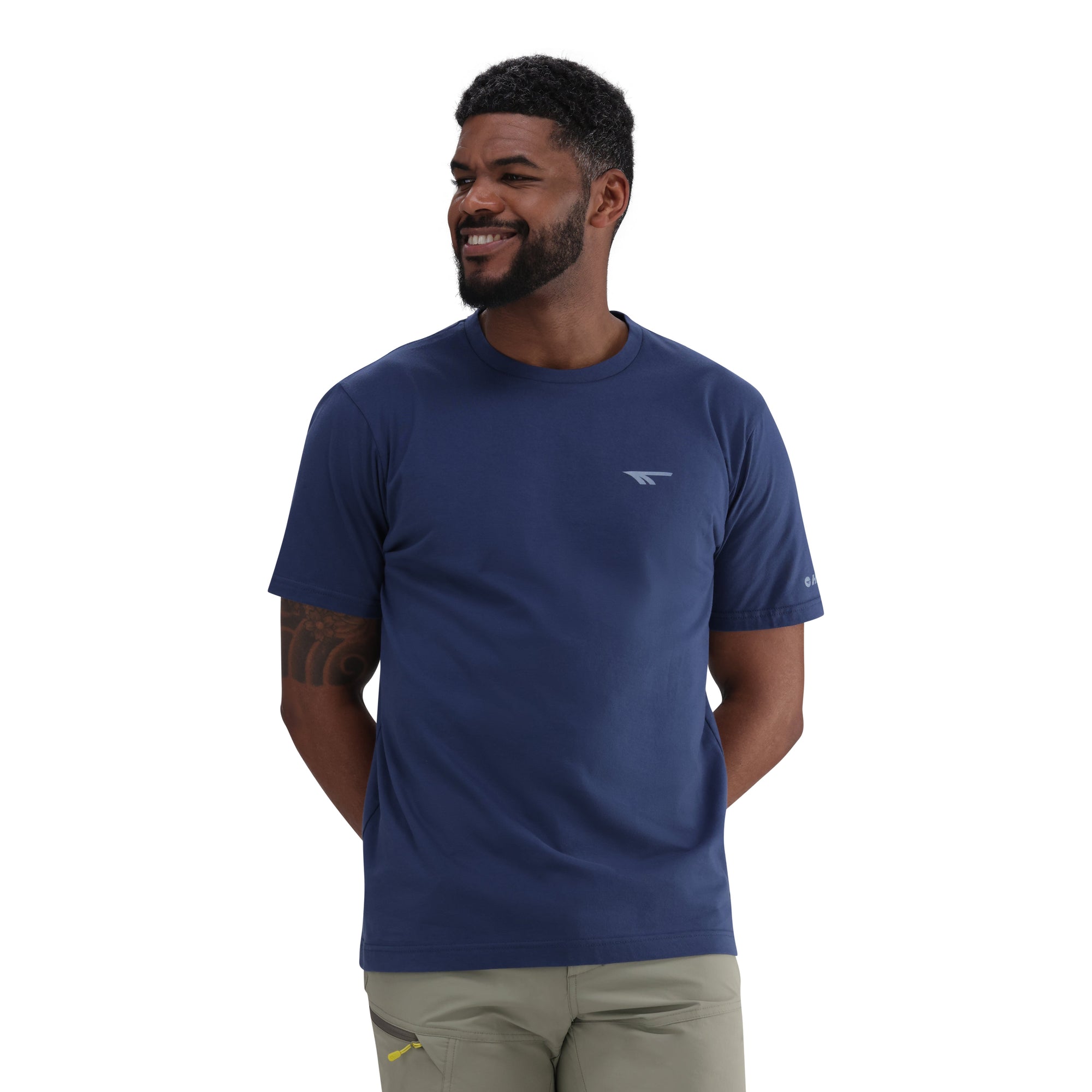 Hi-Tec Men's Adventure Awaits 100% Cotton Graphic T-Shirt