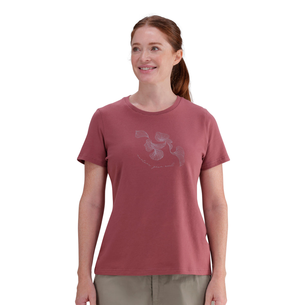 Comfortable, Stylish 100% Cotton Ladies Zen T-Shirt with Extra Stretch
