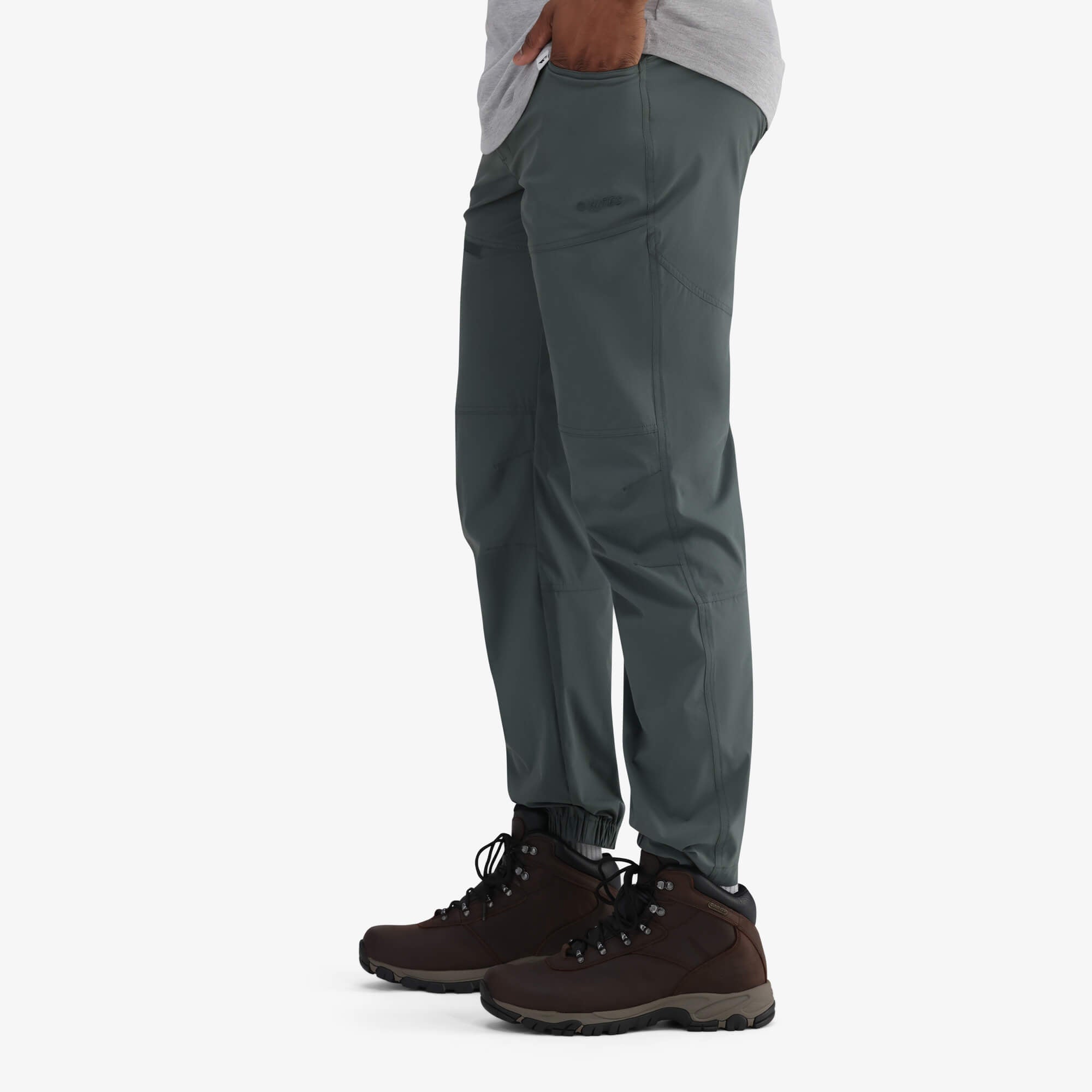 Hi-Tec Ranger Men's Cotton Canvas Cargo Pants with Multiple Pockets