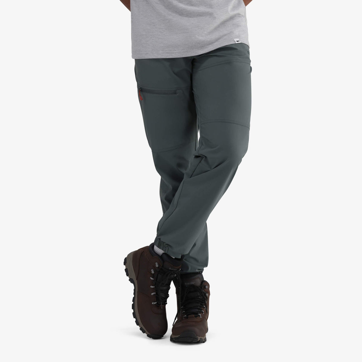 Hi-Tec Ranger Men&#39;s Cotton Canvas Cargo Pants with Multiple Pockets