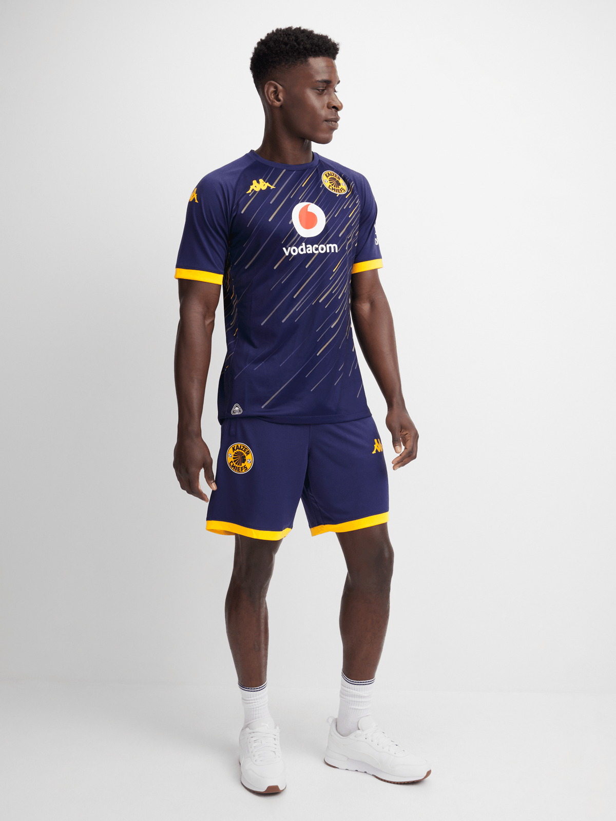 Official Kappa Kaizer Chiefs Mixio Pro 8 Performance Blue Training Shorts