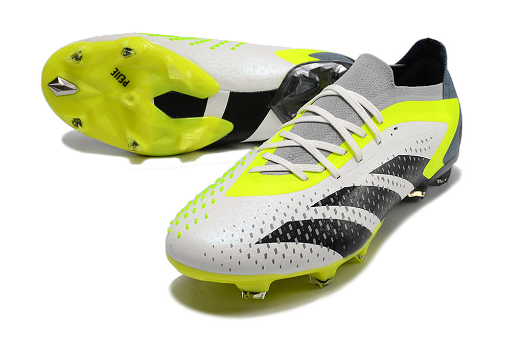 PREDATOR ACCURACY.1 LOW FIRM GROUND WHITE/BLACK/LUCID LEMON
