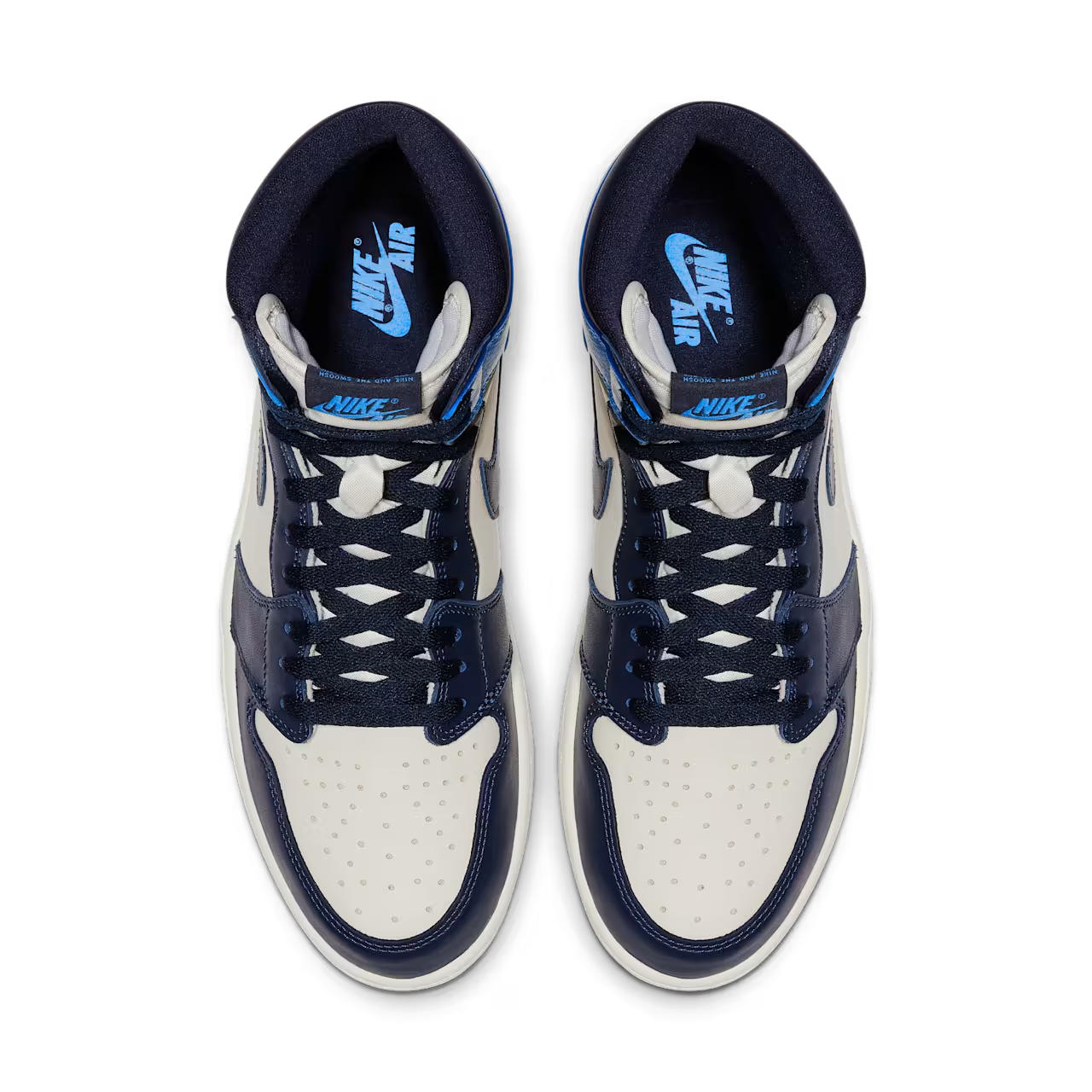 AIR JORDAN 1 RETRO HIGH OG OBSIDIAN/UNIVERSITY BLUE